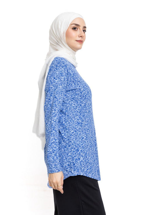 Zebra Blue Ocean Sigma Cur.Long - Sleeve - Khotwh